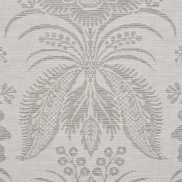 Schumacher Sample - Schumacher Greta Damask Fabric in Grey For Sale - Image 4 of 5