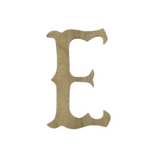 French Carved Wood Marquee Letter For Sale