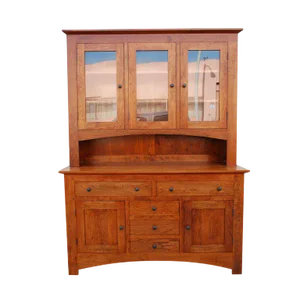 Craftsman Style Hutch in Cherrywood