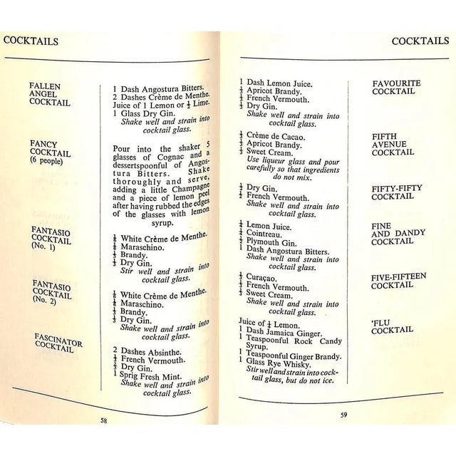 "The Savoy Cocktail Book" 1959 Craddock, Harry For Sale - Image 11 of 12