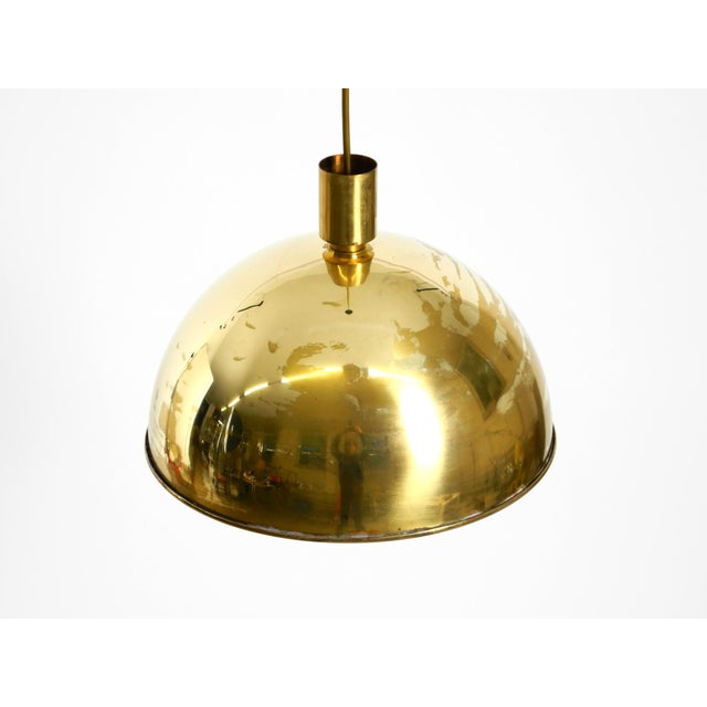 Posa Brass Pendant Lamp from Florian Schulz, 1970s For Sale - Image 4 of 18