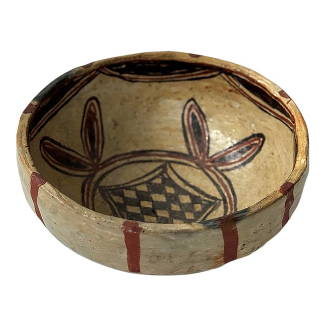 Early 20th Century North African Berber Pottery Bowl For Sale