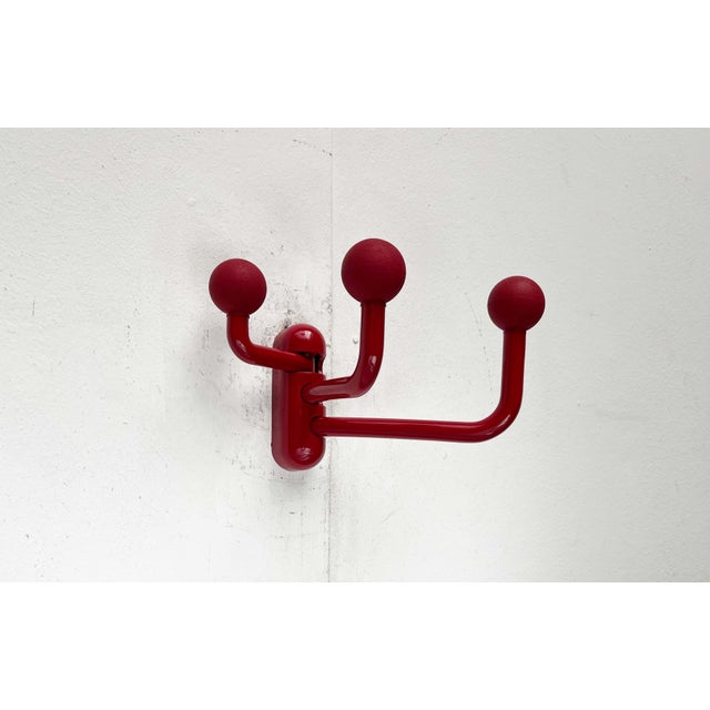 Postmodern Italian Foldable Coat Rack by Patrizia Angeloni for Confalonieri, 1980s For Sale - Image 11 of 18