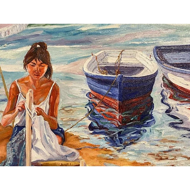 Avel, Remendando, 2023, Oil on Canvas, Framed For Sale - Image 4 of 7