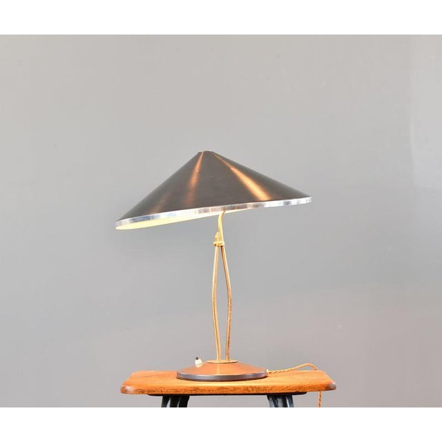 Mid-Century Brass Table Lamp by Hala, 1950s For Sale - Image 10 of 12