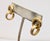 Givenchy Vintage 1980s Signed Givenchy Goldtone Loop Drop Pierced Earrings-2 Pieces For Sale - Image 4 of 9