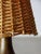 Brown Vintage Italian Wicker Table Lamp For Sale - Image 8 of 12