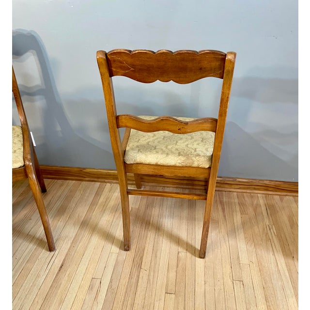 1940’s Tell City Chair Co. Mahogany Duncan Phyfe Rose Back Chair 4526