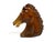 Large Horse Head Sculpture in Brown Soapstone, 1960s For Sale - Image 18 of 18