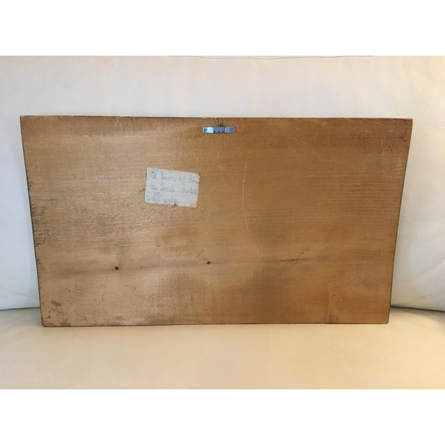 Rustic Vintage German Black Forest Wood Carved Landscape Cottage Wall Hanging Art For Sale - Image 3 of 4