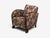 Swedish Modern, Art Deco Lounge Chairs, Stained Birch, Fabric, Sweden, 1940s For Sale In New York - Image 6 of 13