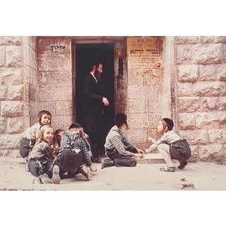 Colored Photograph Of Nerturei Karta Children Playing For Sale