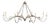 Small Belfair Chandelier W/ Leaves by Lowcountry Originals For Sale