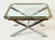 Italian Modern Side or End Tables of Brass and Chrome - Individually Priced For Sale In Austin - Image 6 of 12