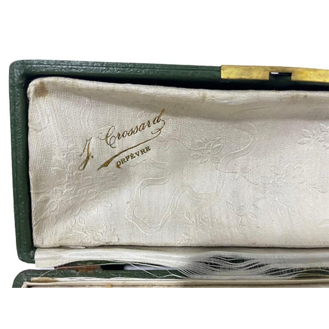 French Gold Plated and Engraved Silver Traveling Liqueur Bottle, 1890s, Set of 2 For Sale - Image 13 of 14