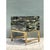 Brass Vintage Stone and Metal Side Table For Sale - Image 8 of 12