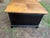 1970s 1970s Classic MCM Black and Gold Two Door Accent Cabinet With Brass Ring Pulls For Sale - Image 5 of 8