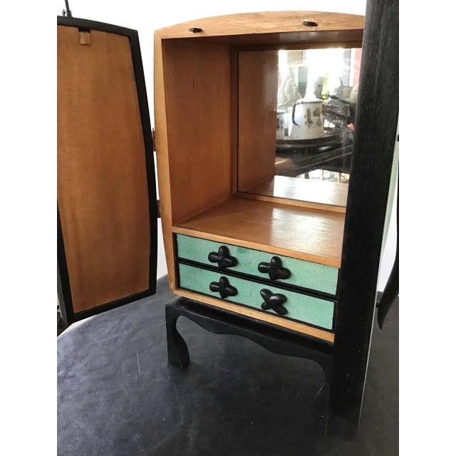 Contemporary R & Y Augousti Shagreen Jewelry Box For Sale - Image 3 of 13