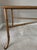 Vintage Hollywood Regency Style Gilt Faux Bamboo and Glass Coffee Table For Sale In Chicago - Image 6 of 7