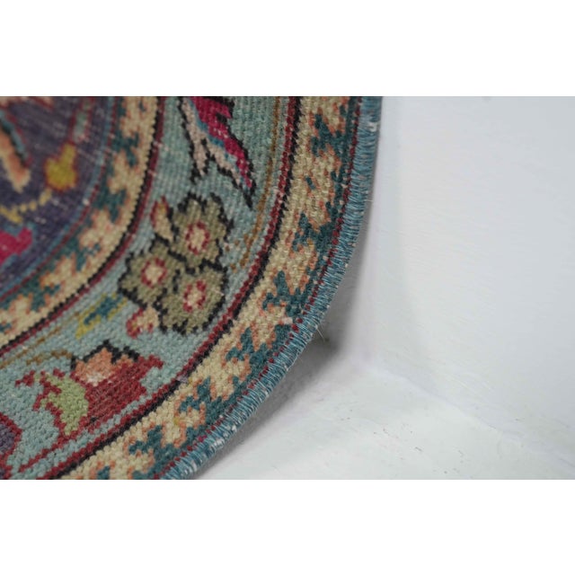 Textile 1970s Vintage Persian Handmade Wool 10x13 Red Area Rug For Sale - Image 7 of 11