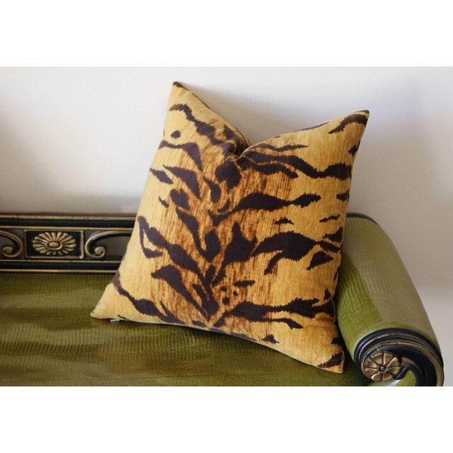 Velvet Tiger Lumbar Pillow Cover 12x18 Chairish