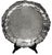 Vintage Poole silver plate 14" round footed serving platter, Marked EPCA (electro plated copper alloy) Old English by Poole.