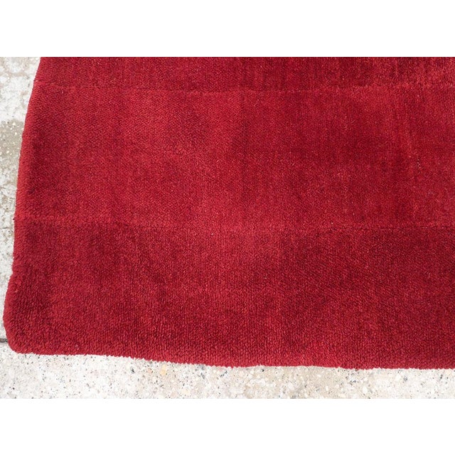 Mid 20th Century Galerie Shabab Collection Mid-20th Century Tibetan Throw Rug For Sale - Image 5 of 8