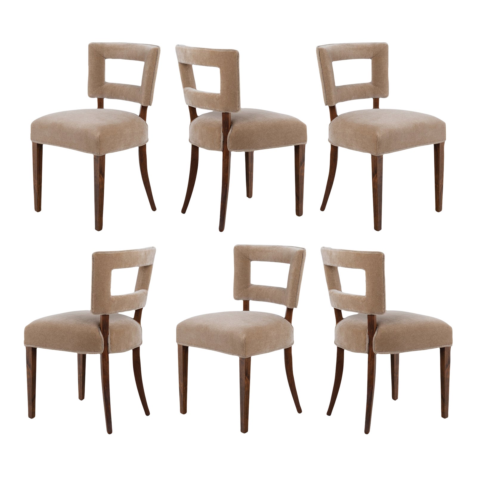 Gilbert Rohde for Herman Miller Paldao Collection Dining Chairs in Sand