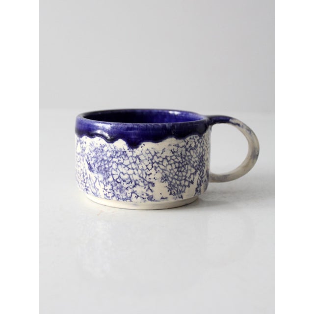 Late 20th Century Vintage Studio Pottery Mug For Sale - Image 5 of 10