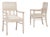 20th Century French White Patinated Gustavian Upholstered Chairs - A Pair For Sale