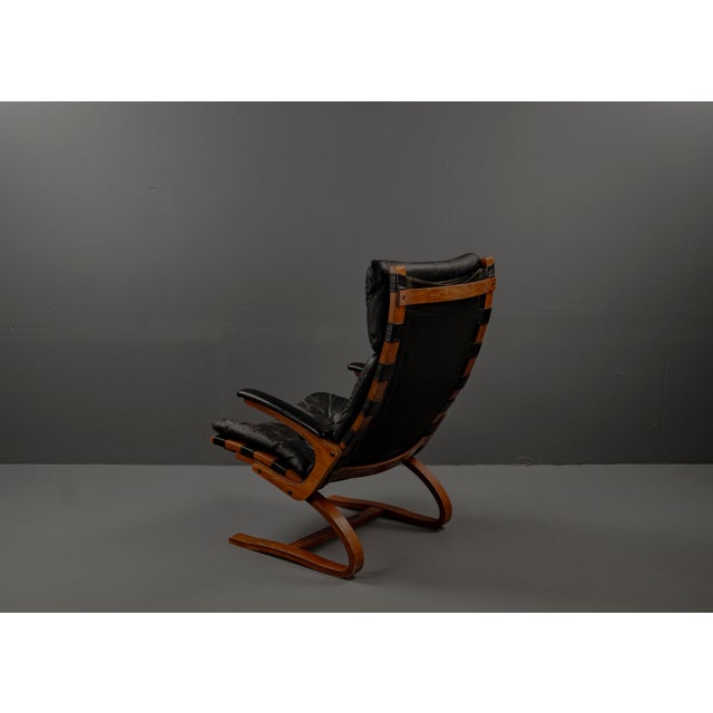 Set of Siesta Chair & Ottoman by Ingmar Relling for Westnofa, Norway, 1960s Set of 3 For Sale - Image 13 of 18