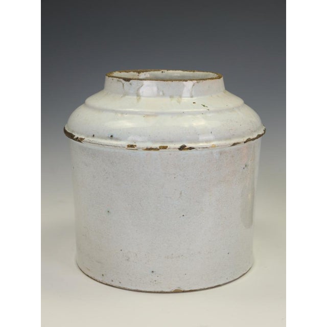 Late 19th Century 19th Century French Faience Blue and White Ceramic Tabac Tobacco Jar, 1870 For Sale - Image 5 of 18