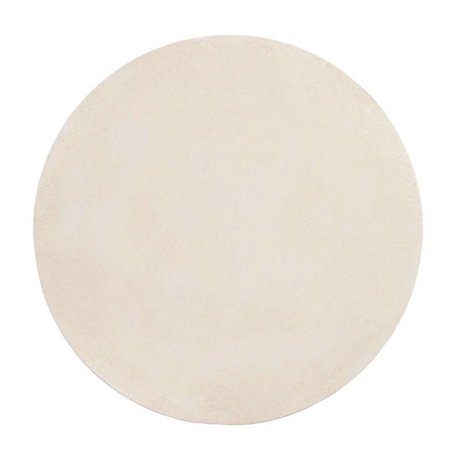 Contemporary Azure Cement Round Outdoor Coffee Table by Artesia For Sale - Image 3 of 3