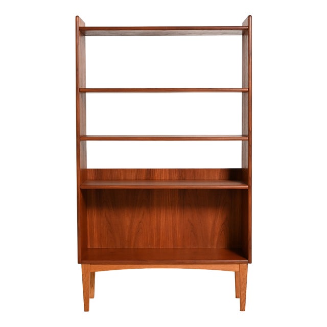 Vintage Teak Bookcase from Bränntorps, 1950s For Sale
