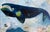 “Endangered” a Whale Painting by LWren Walraven For Sale - Image 4 of 12