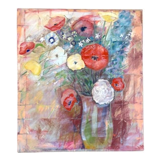 Giosetta Fioroni “Dreaming Day for Odilon” Monumental Work, Exhibited Rome 1984 For Sale