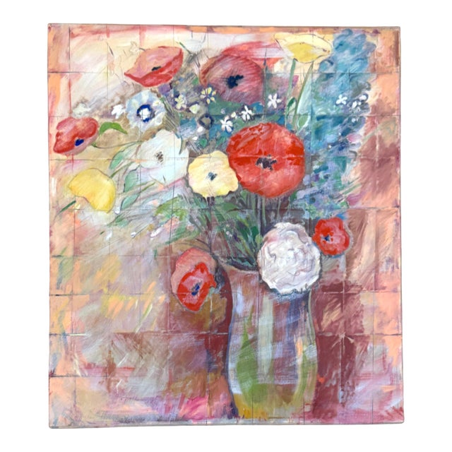 Giosetta Fioroni “Dreaming Day for Odilon” Monumental Work, Exhibited Rome 1984 For Sale