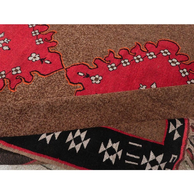 Textile Galerie Shabab Collection Mid-20th Century Turkish Anatolian Tribal Carpet For Sale - Image 7 of 8