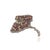 Tutti Frutti 8Ct Multi Gem & Diamond Ginkgo Leaf Brooch Pendant in Oxidized Sterling Silver For Sale - Image 4 of 14