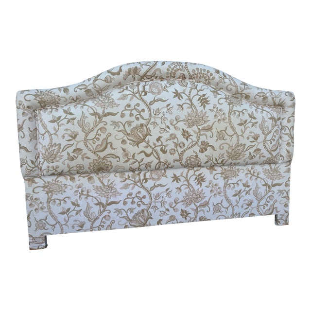 Custom Upholstered King Headboard For Sale