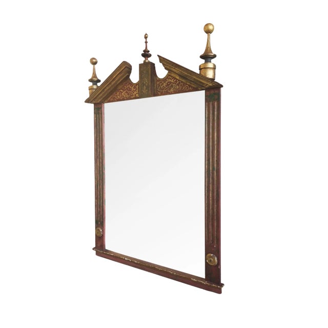 Early 20th Century Gilt Painted Mirror in the Neoclassical Style For Sale