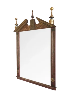 Early 20th Century Gilt Painted Mirror in the Neoclassical Style