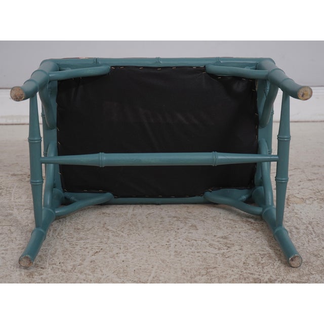 Beacon Hill Bamboo Form Chair & Ottoman For Sale - Image 17 of 18