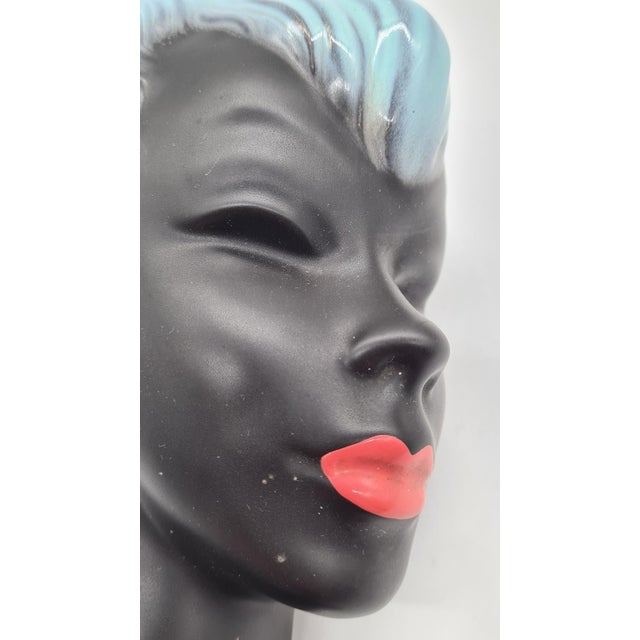 Black Model 3440 Wall Mask by Albert Strunz for Cortendorf, Mid-1950s For Sale - Image 8 of 9