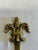 Vintage Solid Brass Fleur-De-Lis Wall Hook | French Country Decorative Hardware For Sale In Oklahoma City - Image 6 of 8