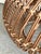 1950s-60s Franco Albini rattan "lobster pot" ottoman or stool. Some fading to rattan color throughout, and one small...