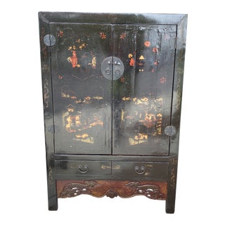 Antique Chinese Wedding Cabinet For Sale