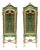 Louis XVI French Malachite Display Cabinets, Set of 2 For Sale