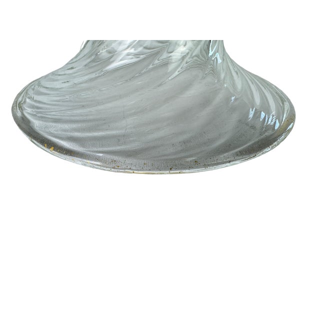 Mid 20th Century Mid 20th Century Seguso Vetri d'Arte Gold Flecked Centerpiece For Sale - Image 5 of 8