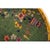 1930s Antique Small Floral Green Chinese Art Deco Wool Hand Knotted Oval Rug For Sale - Image 4 of 6